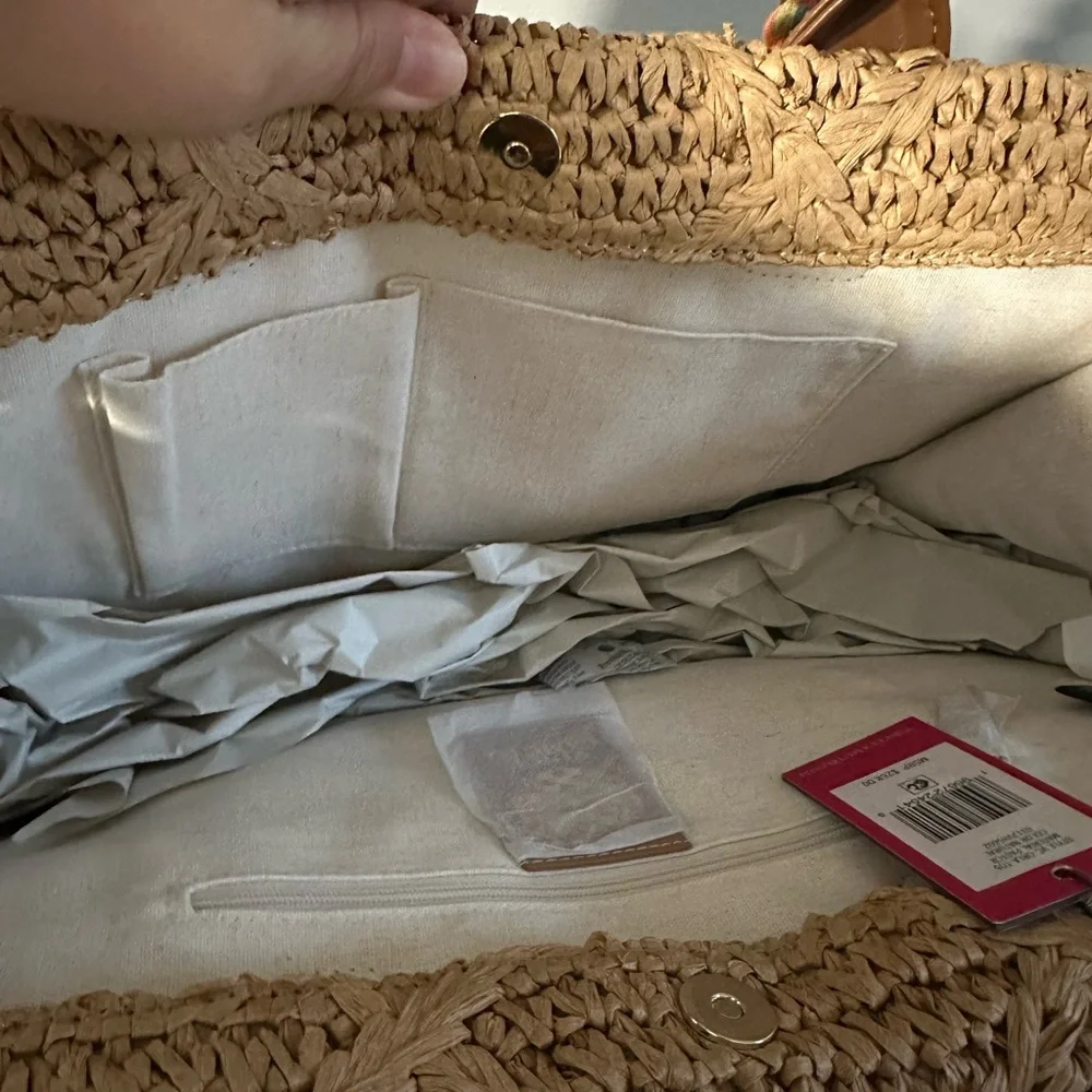 Vince Camuto Orla Tote Natural Straw - Picture 10 of 10